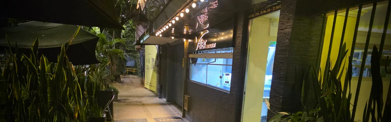 Entrada y vegetación a pie de calle en Veler